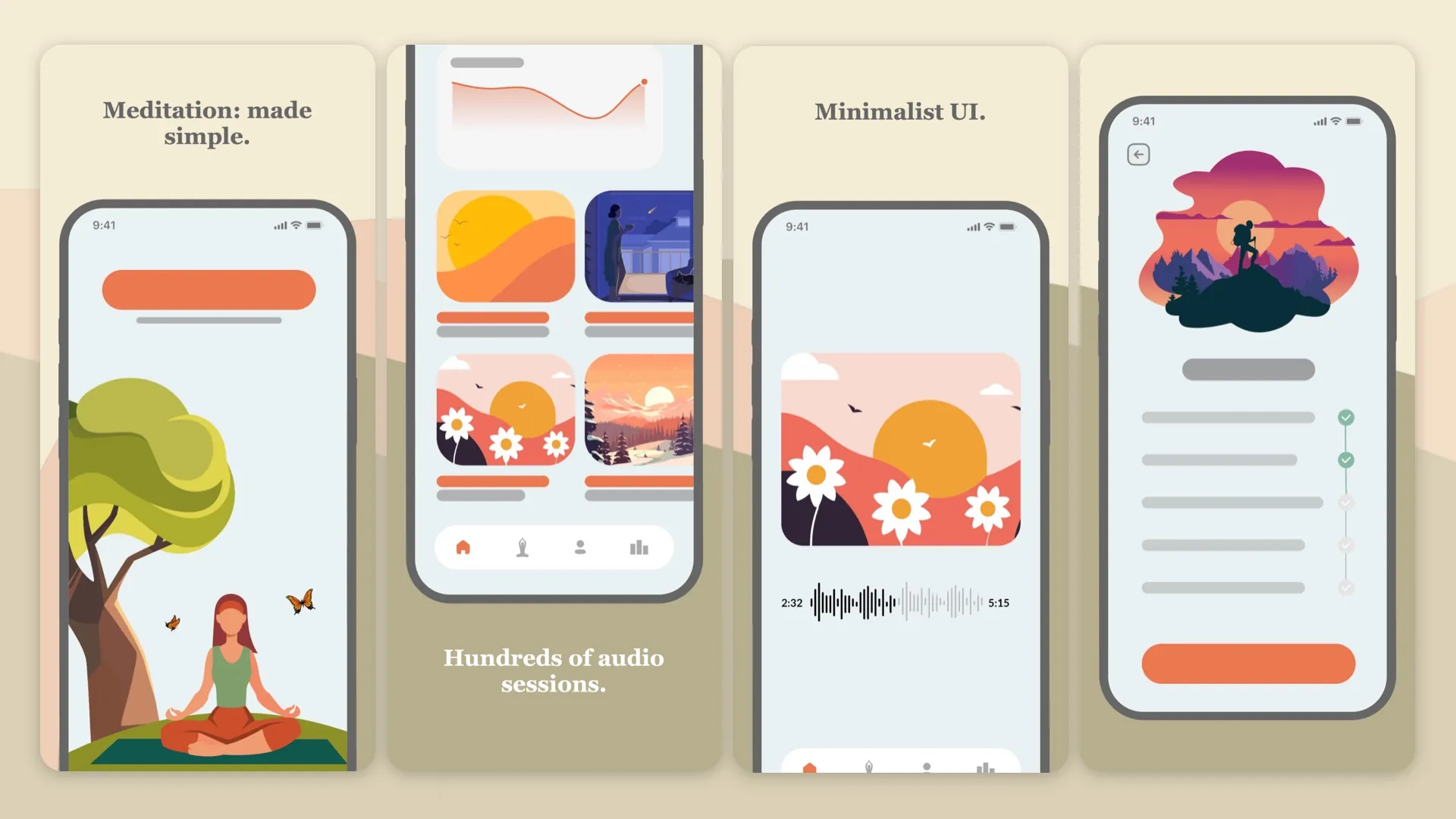 An example App Store screenshot set produced in ButterKit
